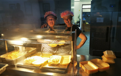 These great ladies run a cafe in the city offering free meals to those in need